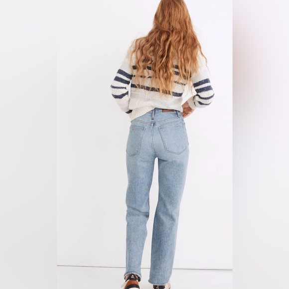 Madewell Perfect Vintage Straight Jeans | 28T | High Rise | Light Wash | - Picture 2 of 7